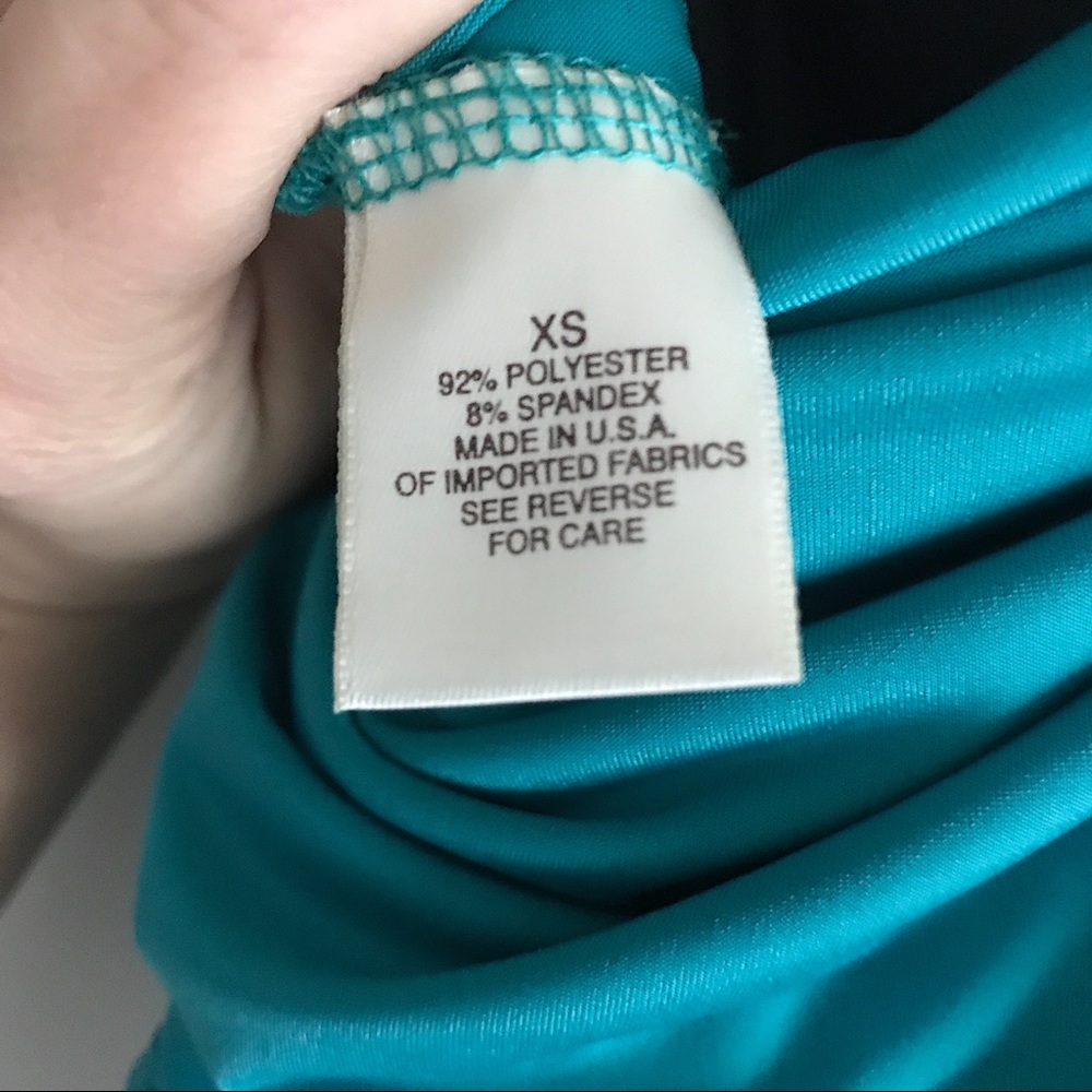 💛 SALE Arden B Teal Club Dress with Racer Back - Picture 8 of 8